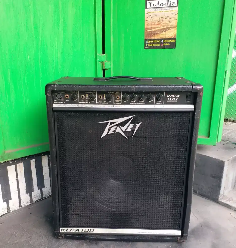 YULODIA BEKASI-peavey kba100 15inc ampli keyboard drum elktrik karaoke