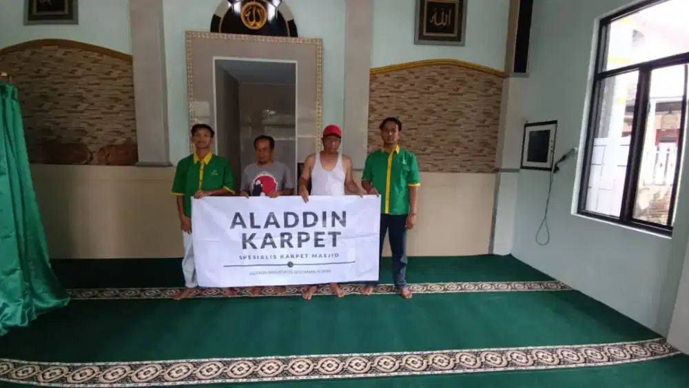 Tersedia Karpet sajadah Masjid import pembelian menyesuaikan kebutuhan