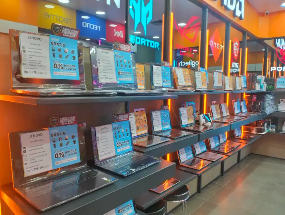 LAPTOP SEMUA TIPE BISA CICILAN DP 0% SYARAT KTP AJA