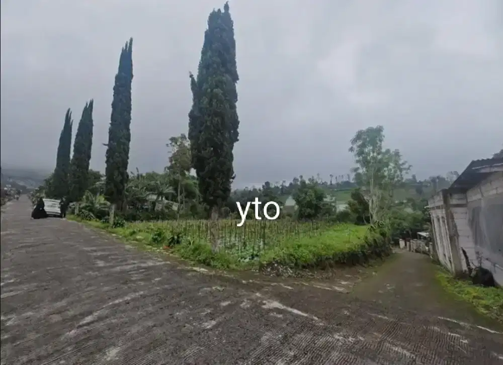 Jual tanah pekarangan lokasi kemuning luas 1000mtr hrg 1jt/MTR nego