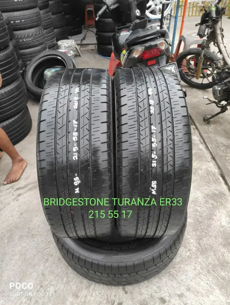 2 pcs BRIDGESTONE TURANZA ER33 215_55_17 (2018)