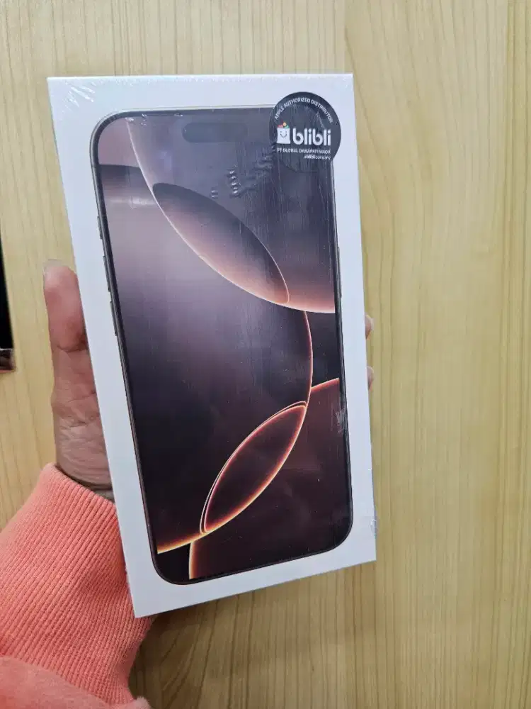 Apple iphone 16 pro max 256gb desert titanium garansi resmi