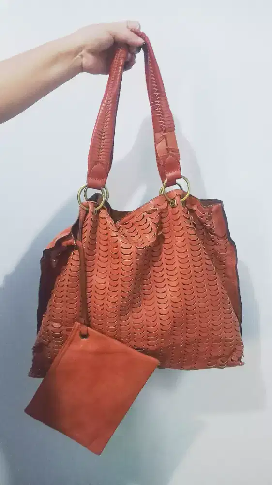 Tas kulit second branded import