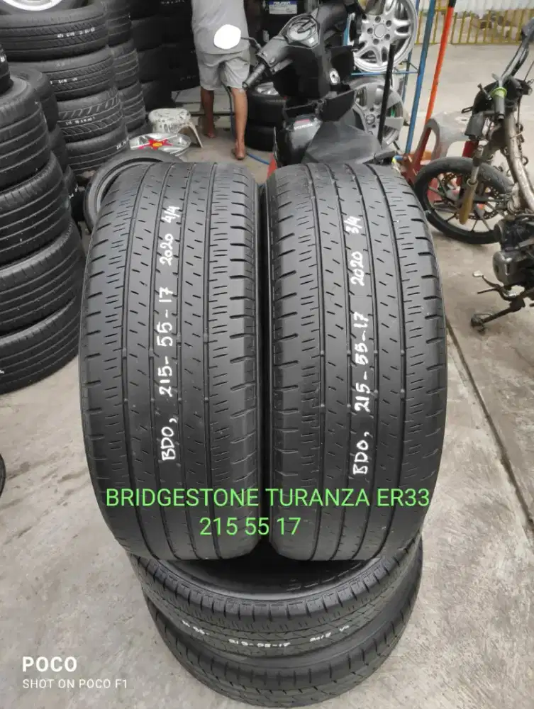 2 pcs BRIDGESTONE TURANZA ER33 215_55_17 (2020)