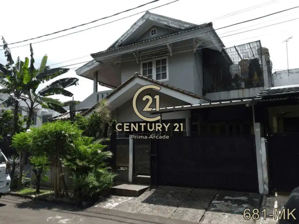 Dijual Rumah Hook dlm Perumahan Asri Nyaman Aman Depan Taman Sektor 9 Bintaro Jaya