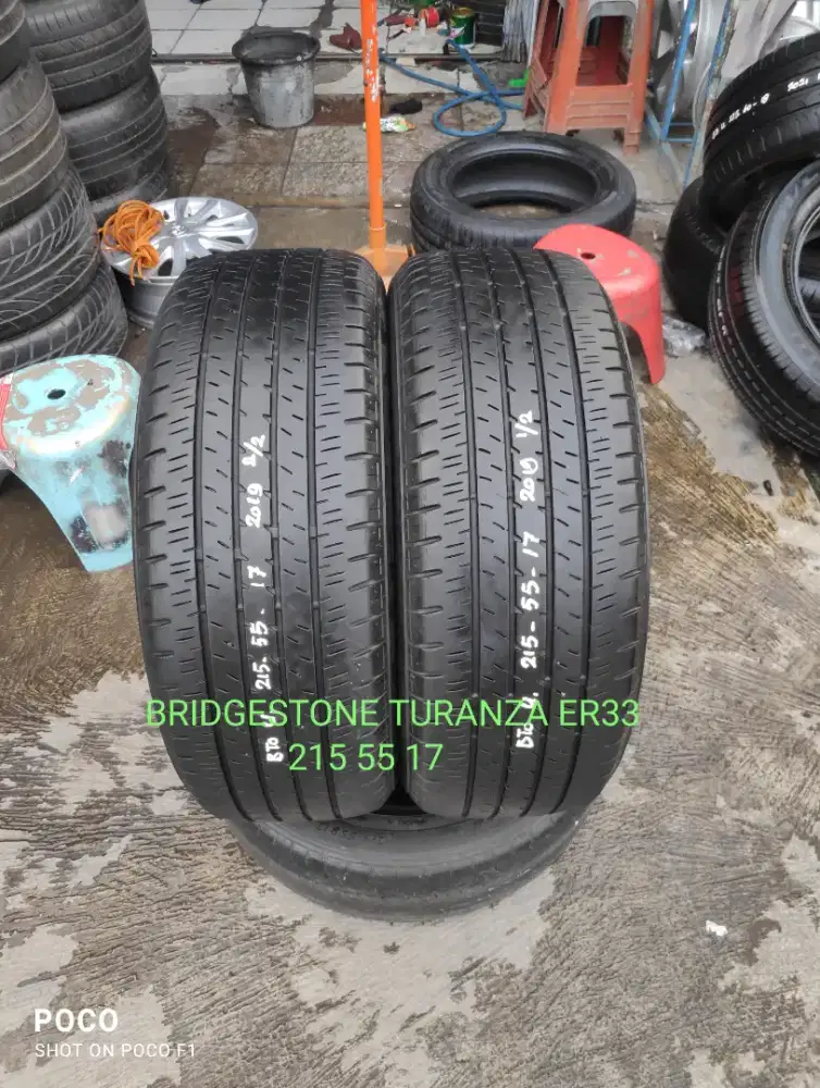 2 pcs BRIDGESTONE TURANZA ER33 215_55_17 (2019)
