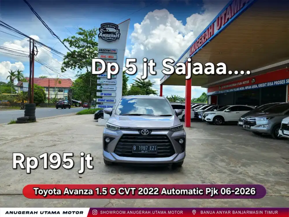 Dp5jt Avanza 1.5 G 2022 Automatic Pjk06-2026