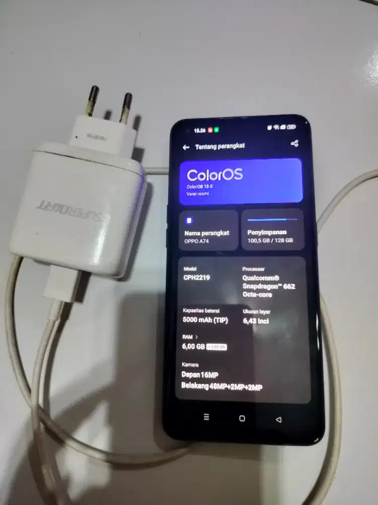 Oppo A74 ram 6/128 gb