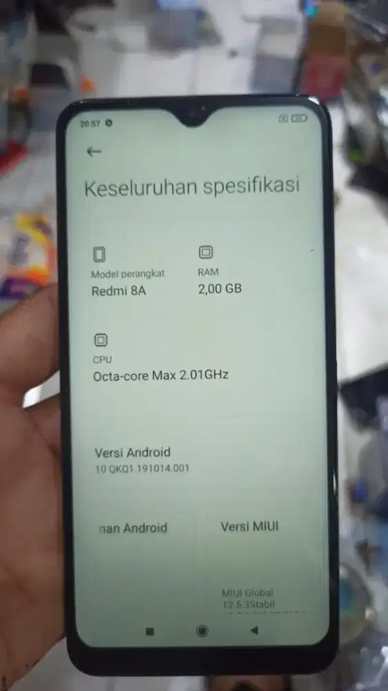 Dijual Redmi 8A , memori 2GB, 500rb nego