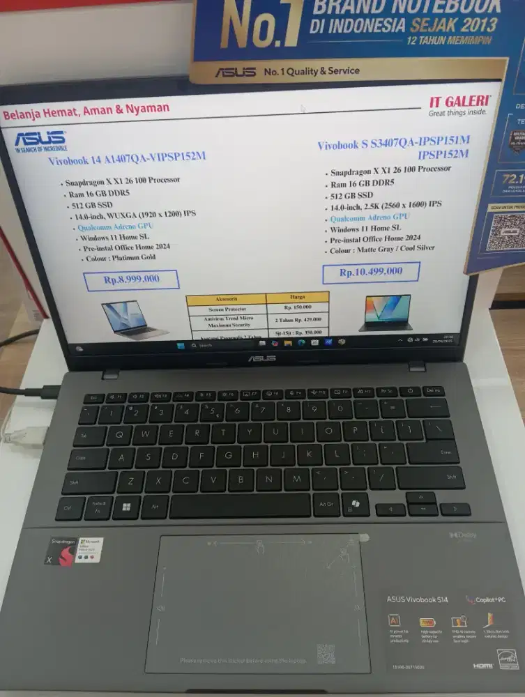 KREDIT LAPTOP Vivobook 14 A1407QA-VIPSP152M