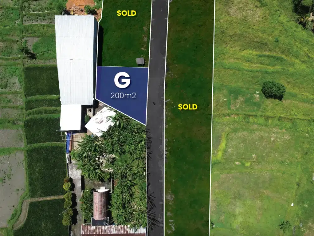 Tanah Dijual di Cica Buduk dekat jalan utama – 2 Are, SHM Ready, Lokasi Strategis