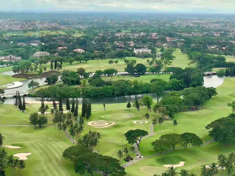 Apartemen U Residence 1, view golf, full furnish dan studio 35m2 dekat kampus UPH