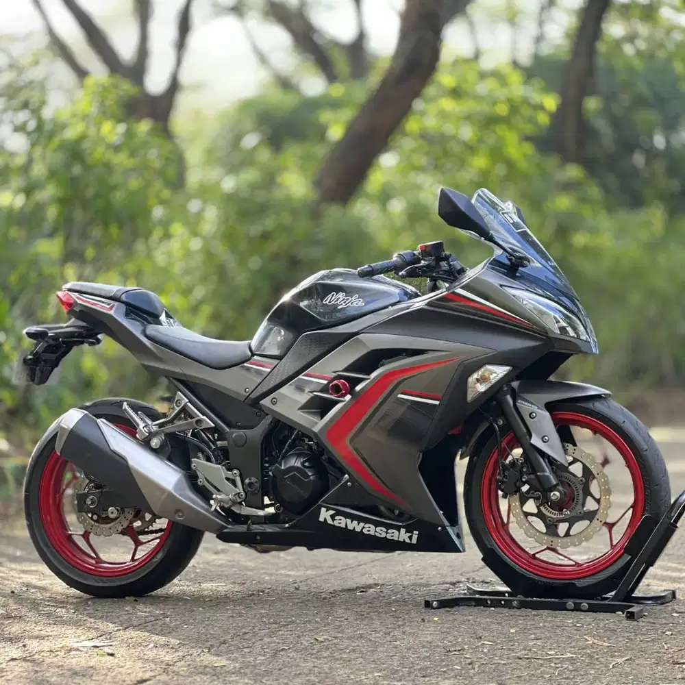 KAWASAKI NINJA 250 FI ABS SE LTD GREY 2017 KM 9K PAJAK HIDUP SIAP GAS