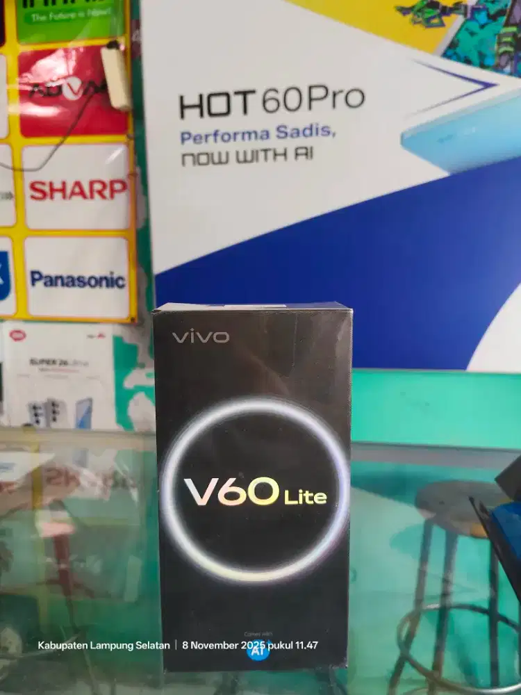 Vivo v60lite 4G 8/256gb segel ,baru ,garansi resmi