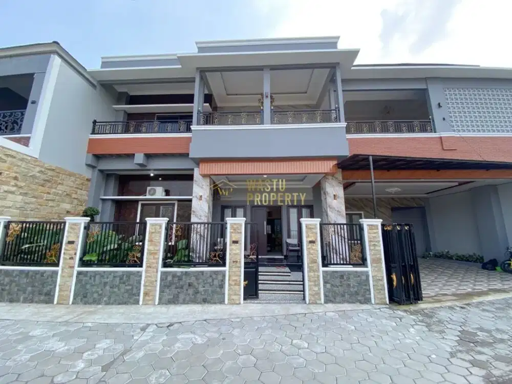 DIJUAL RUMAH 2 LANTAI SIAP HUNI ADA PRIVATE POOL DI DALAM RINGROAD DI MAGUWOHARJO