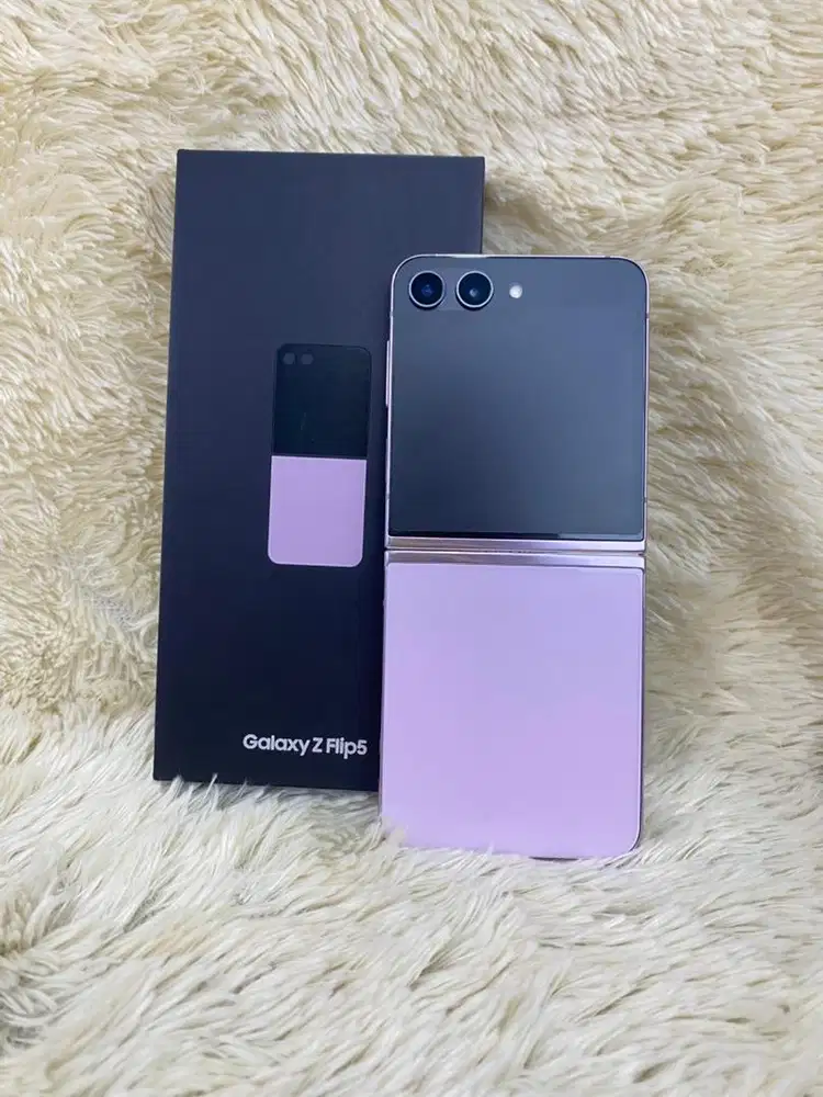 Samsung z Flip 5 ram 8/256Gb Lavender Fullset original#3Gcom
