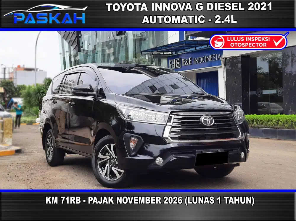 FACELIFT Km=71k INNOVA 2.4 G DIESEL 2021 INNOVA 2.4 g solar 2021 INOVA