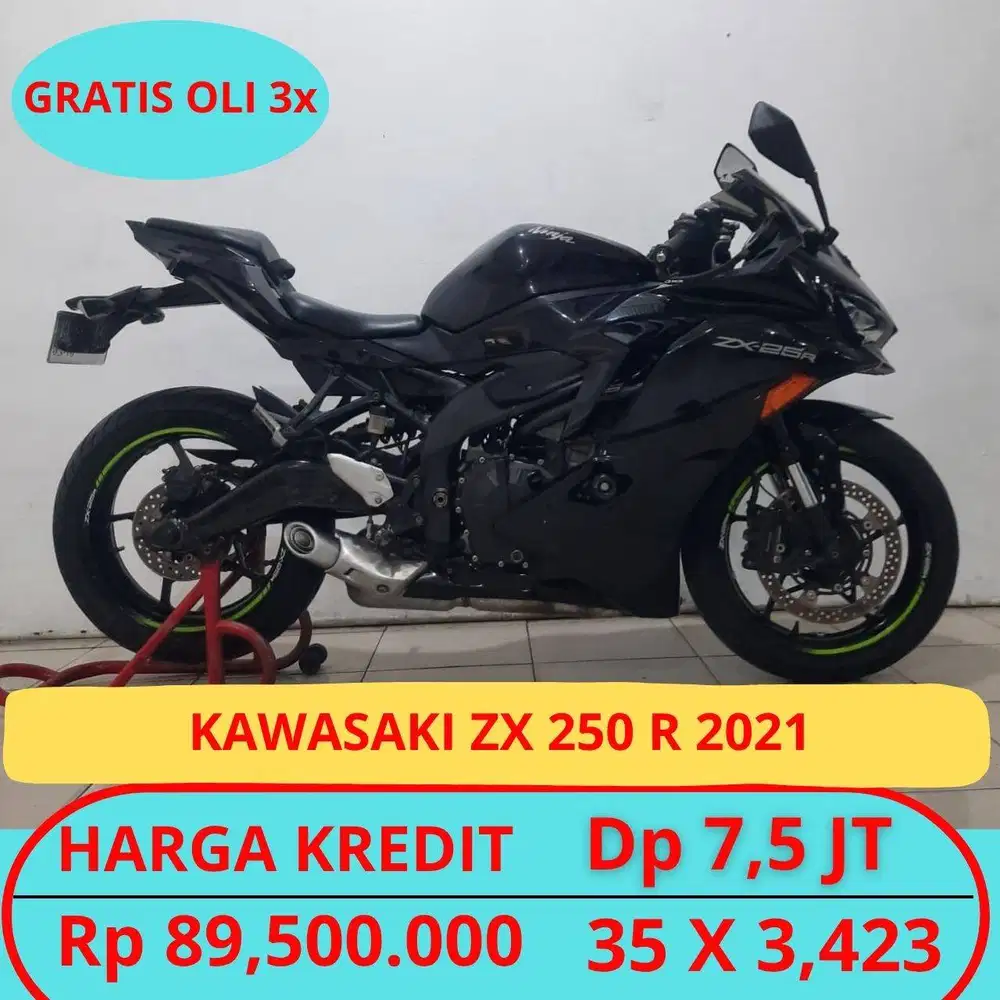 Kawasaki Zx 250 R 2021 Mesin Greess. Garansi Mesin. Gratis Servis