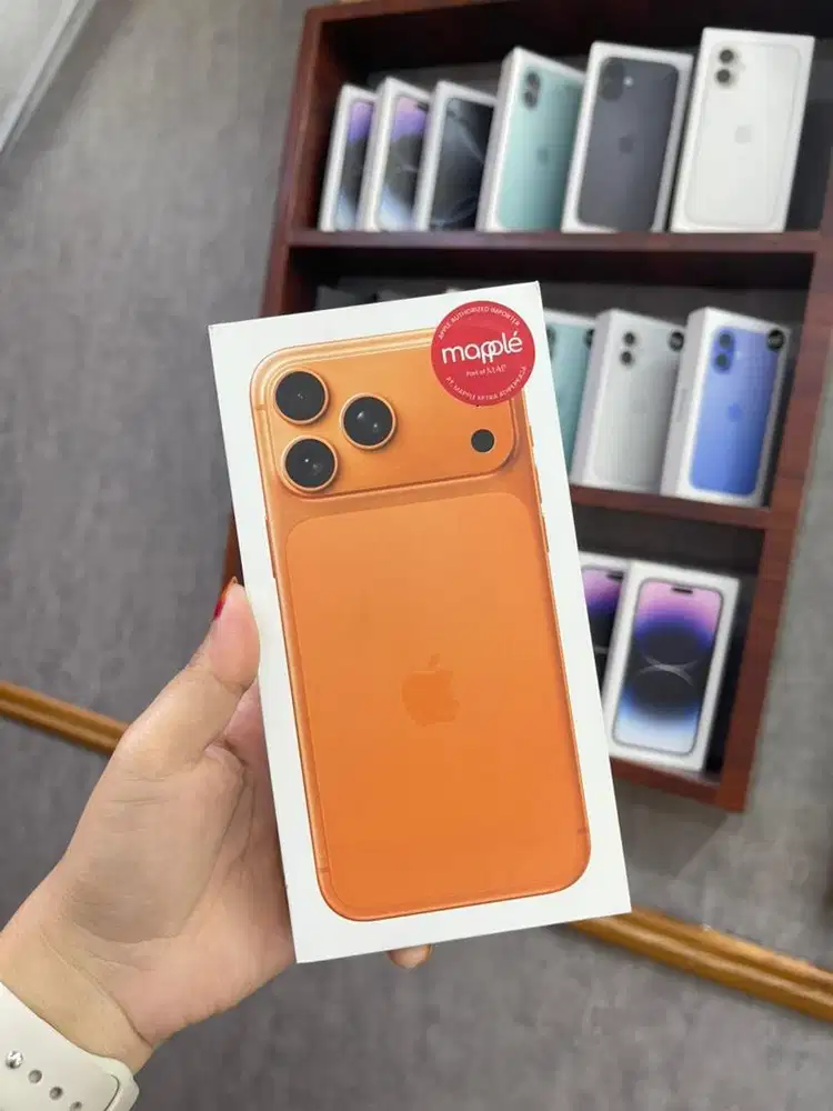 Iphone 17pro max 256 orange New Garansi Resmi Ibox