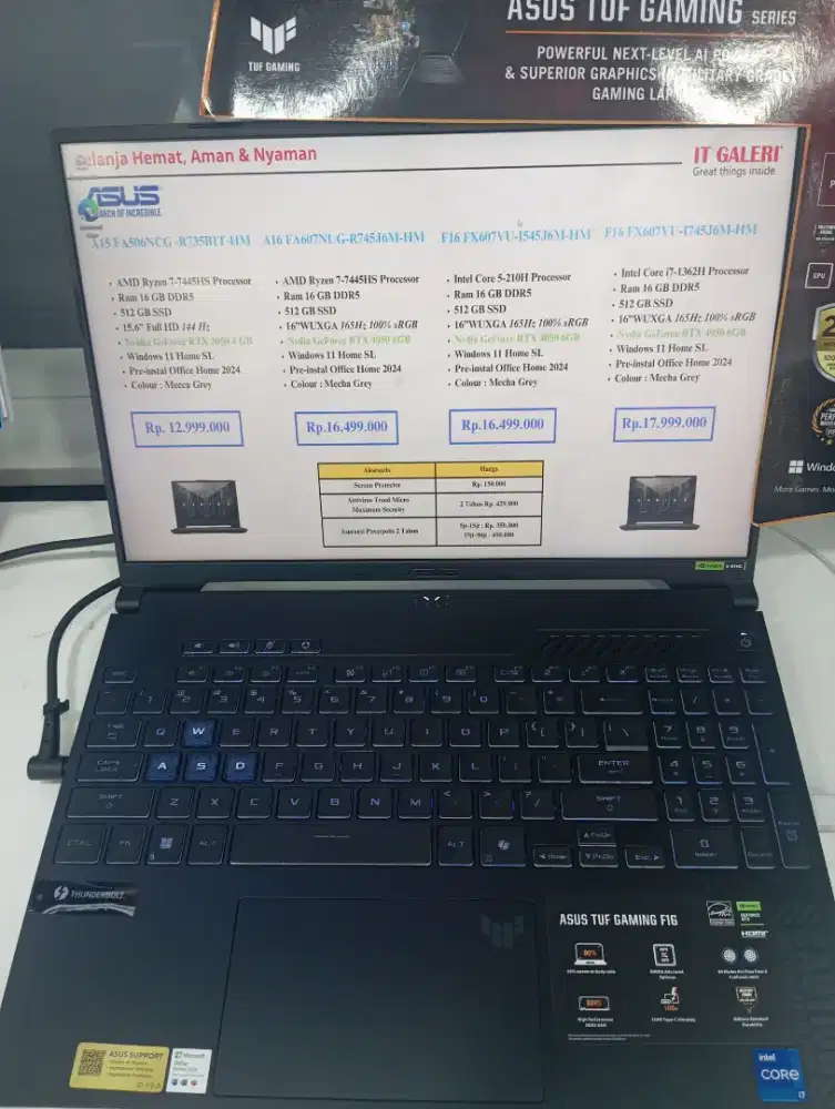 KREDIT LAPTOP ASUS TUF F16 FX607VU-174516M-HM