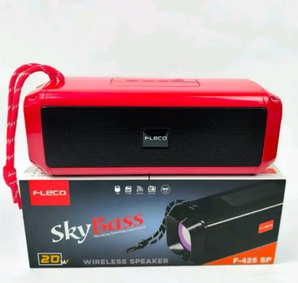 Speaker bluetooth double bass 20 watt