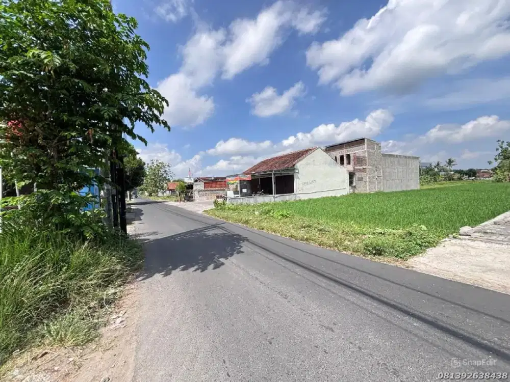 Tanah Jogja Dalam Ringroad SHM Strategis Akses Jalan Truk Papasan