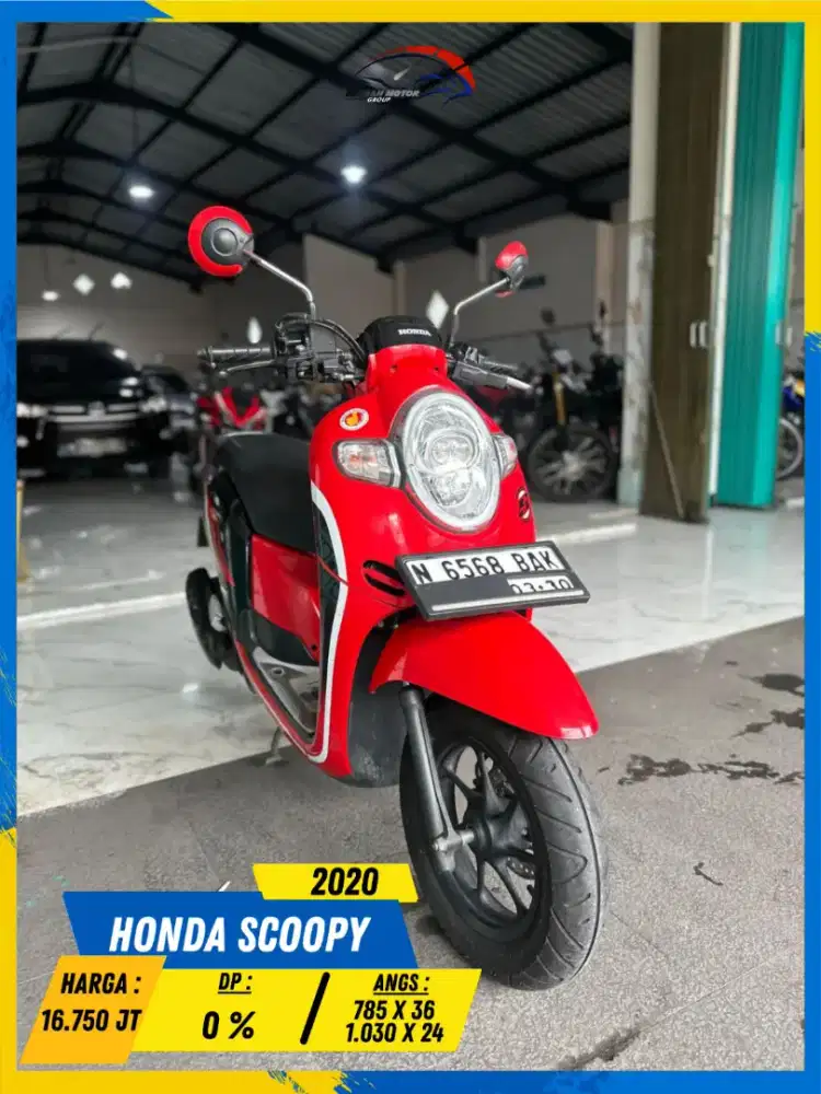 HONDA SCOOPY 2020 BEKAS CIAMIK MASZEEHH HIKMAH MOTOR KEPUH MALANG