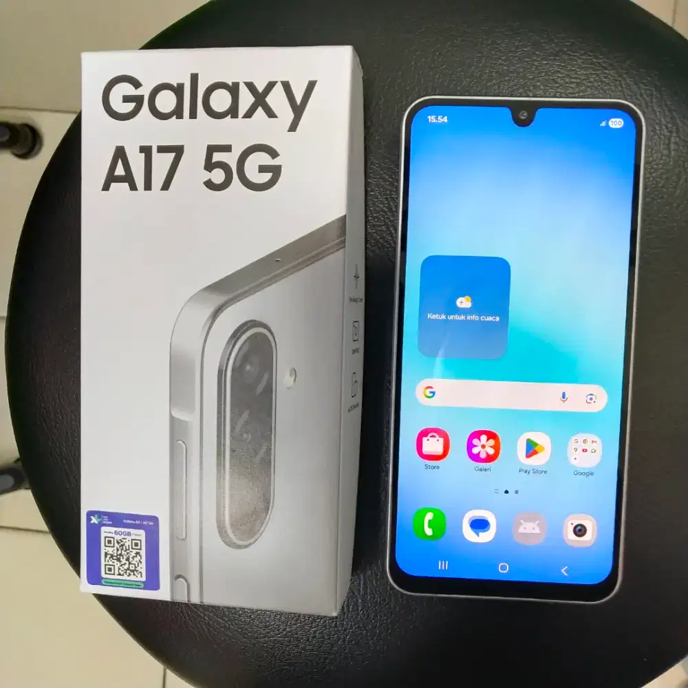 Second Samsung a17 5G ram 8/256 grey fullset mulus,pemakaian 3 minggu