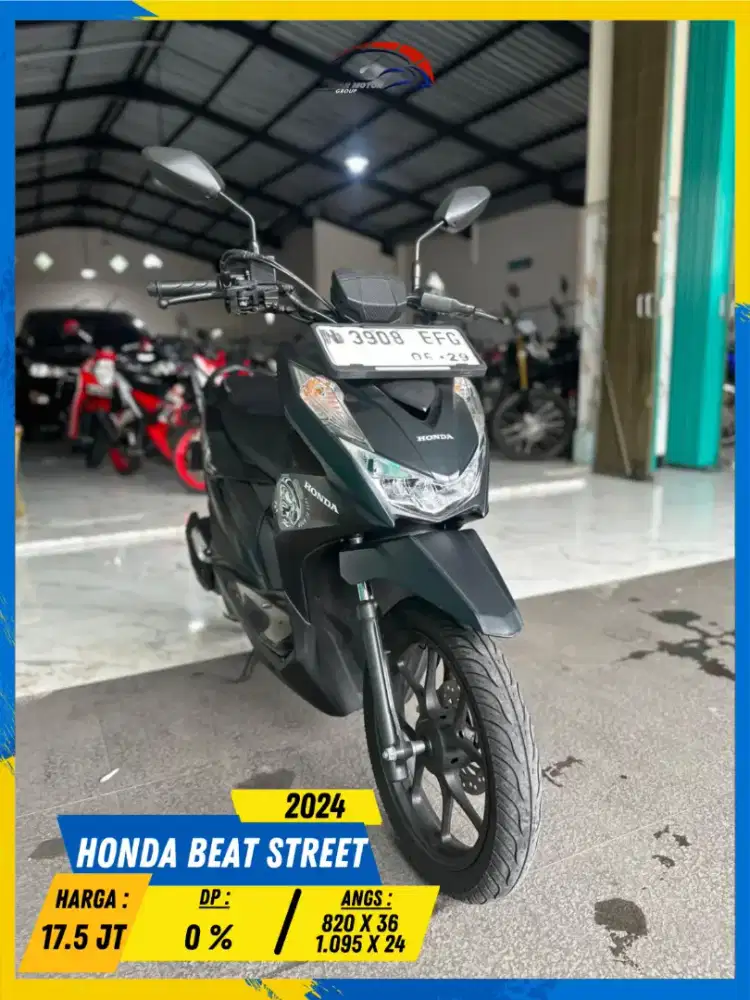 HONDA BEAT STREET 2024 BEKAS BERKUALITAS HIKMAH MOTOR KEPUH MALANG