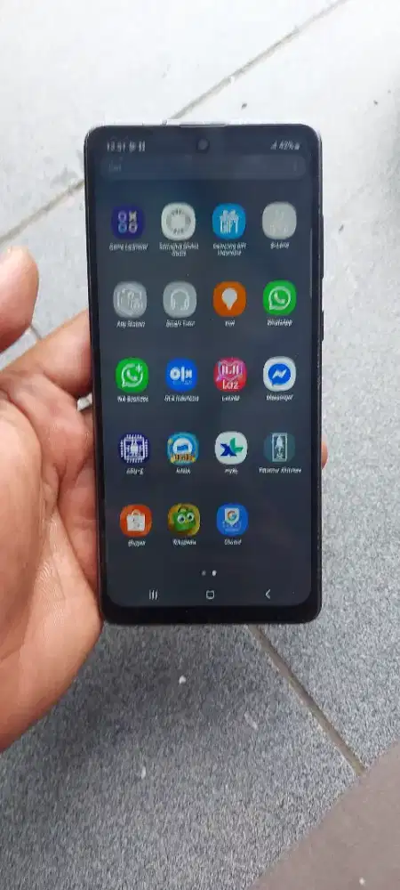 Samsung note 10 lite  baca minus