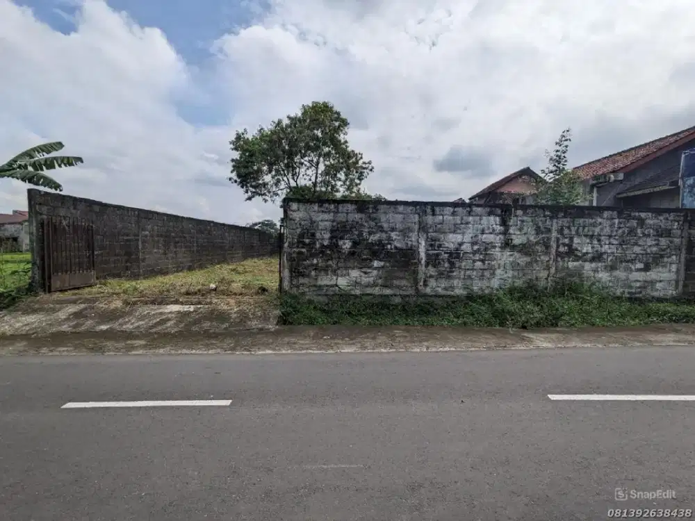 Cocok Bangun Kos Atau Rumah Tanah SHM Tepi Jalan Area Jl. Damai Sleman ~