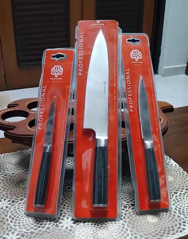 Jual pisau dapur stainlis 3 bh