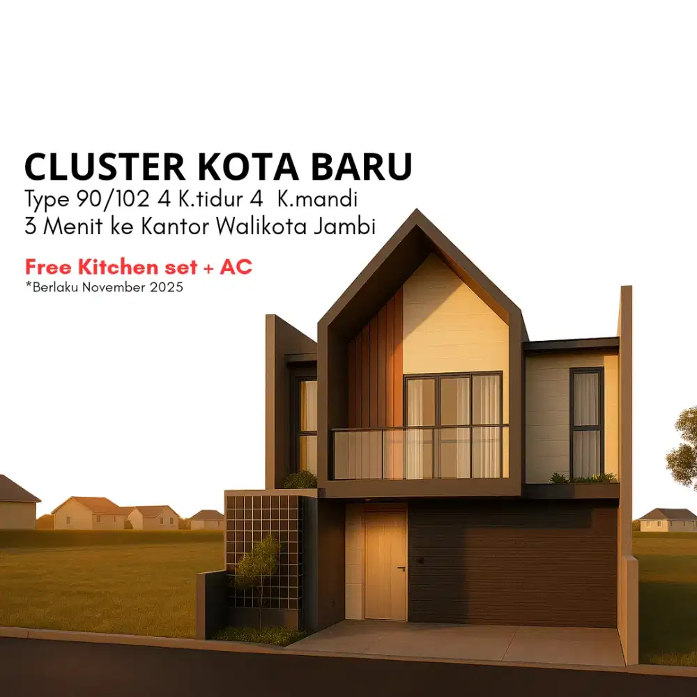 Rumah 2lantai di Kotabaru Jambi