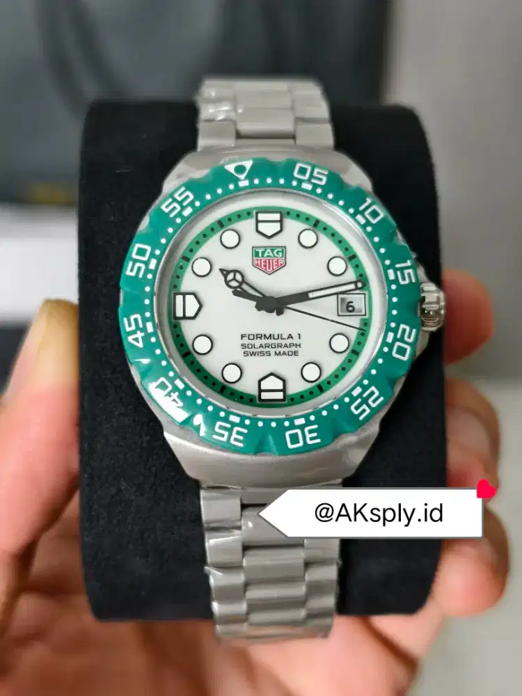 TAG HEUER FORMULA 1 SOLARGRAPH Limited Edition White green WBY1113