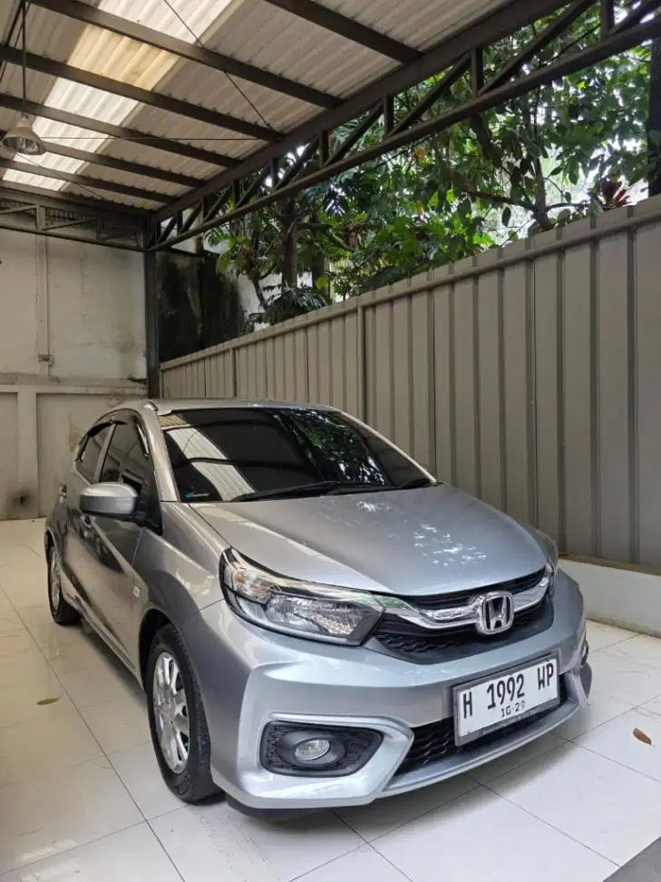 KM 30.000 Honda Brio Satya 1.2 E CVT AT Matic 2019 ASTINA MOBIL No RS