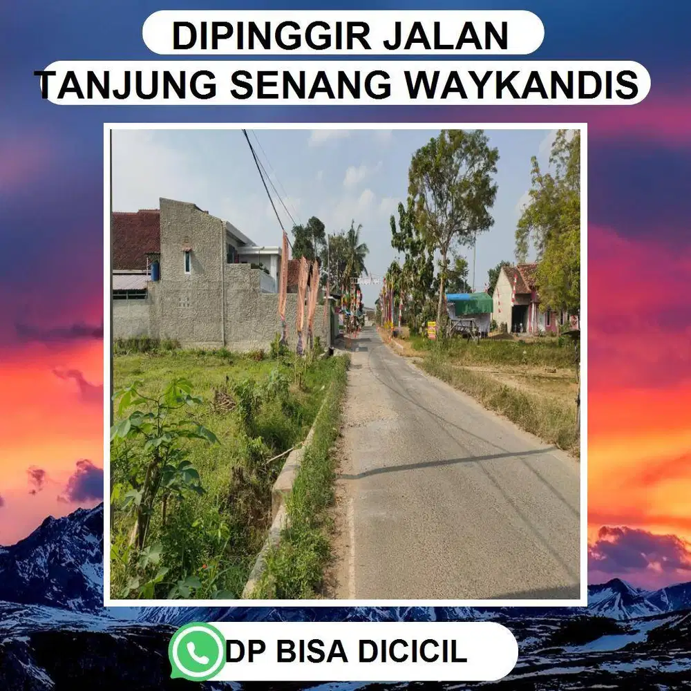 KAVLING KOTA BADAR LAMPUNG DEKAT DENGAN PASAR WAY KANDIS