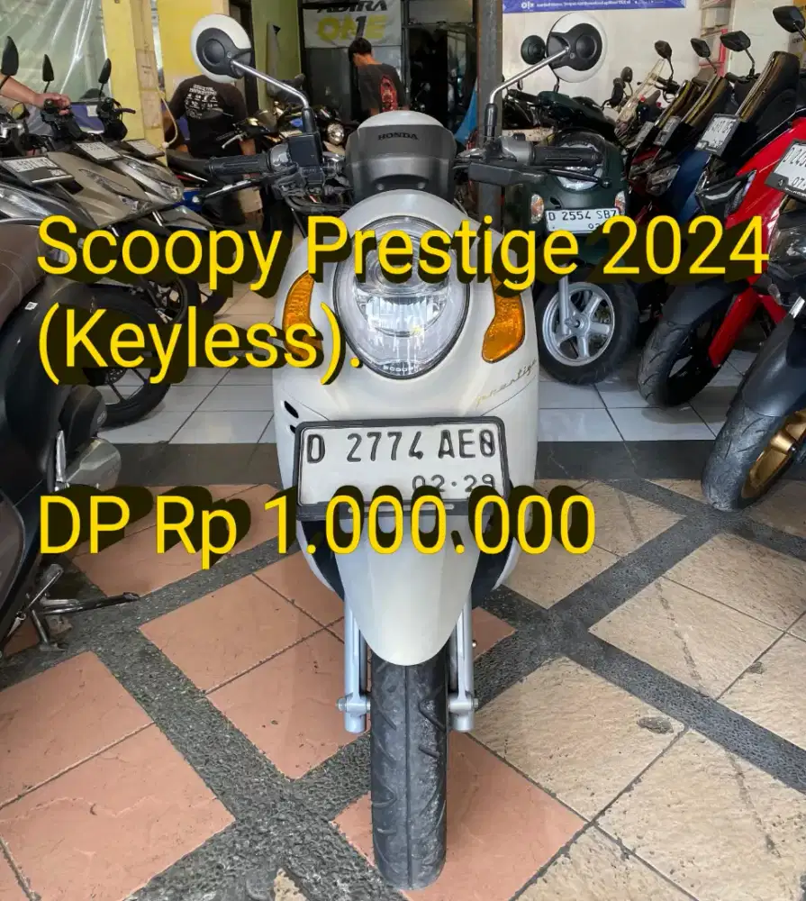 Scoopy Prestige 2024 Keyless. Pajak ON. LikeNew. Mulus. Cash/Kredit/TT