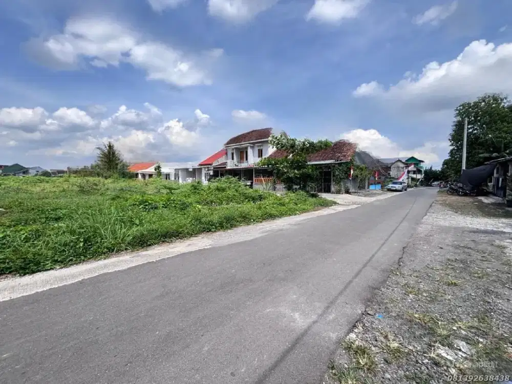 Tanah Siap Bangun Di Blotan Wedomartani, 4 Menit Stadion Maguwoharjo