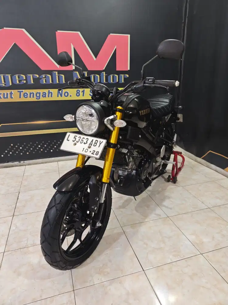 Yamaha XSR 155 VVA TH 2023 Black glossy super cakep