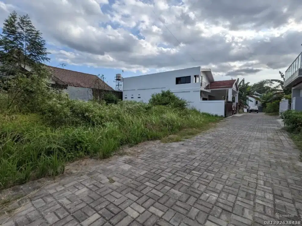 Dijual Tanah SHM Jogja Banteng Selatan Jl. Damai Sleman Cluster Premium