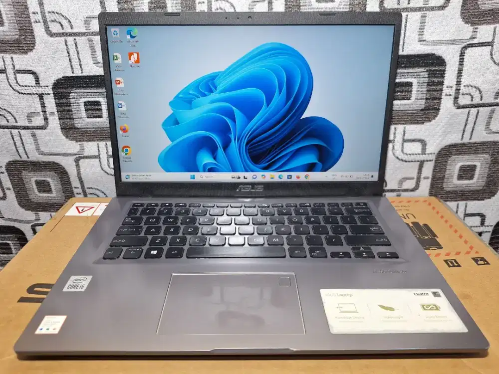 Laptop Asus VivoBook X415J core i5 gen 10 ram 8gb layar FHD backlit