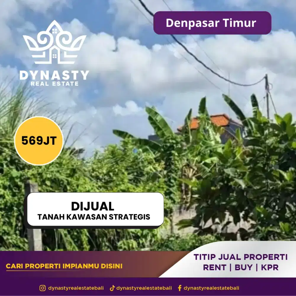 Tanah lokasi strategis di denpasar timur