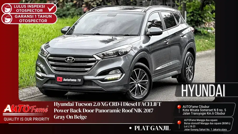 Hyundai Tucson 2.0 XG CRD-i Diesel FACELIFT Power Back Door NIK 2017
