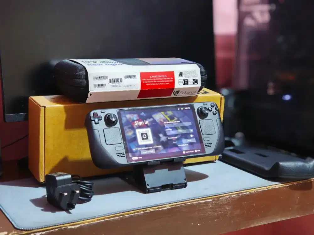 Steam Deck Oled 1TB bawaan fullset like new !!!