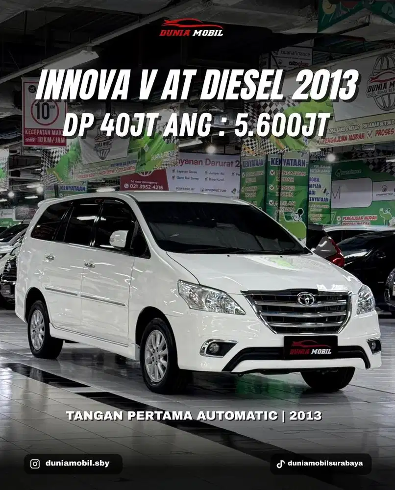 Toyota Innova V AT Diesel 2013 / 2012 Solar Matic Otomatis 2KD BARONG