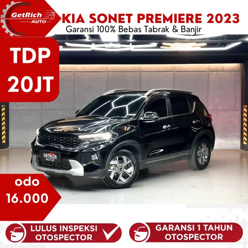 Km 16Rb!!! Kia SONET PRIMIERE 2023 Hitam 5 seather