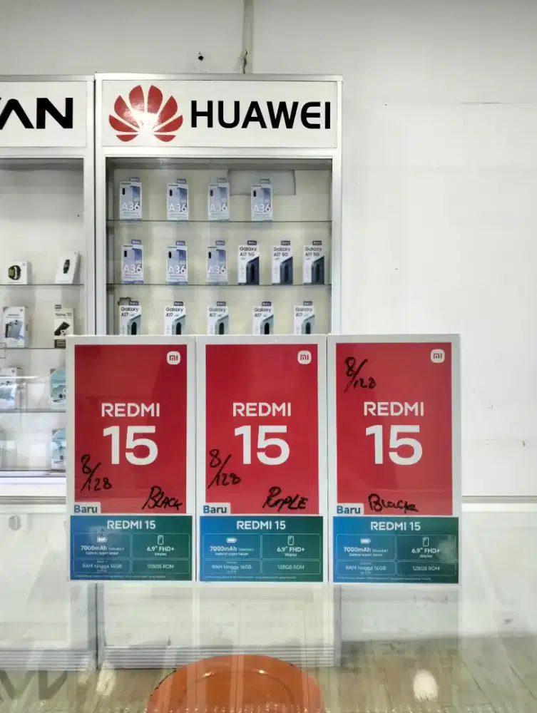 Redmi 15 (8/128) GB Baru Resmi Xiaomi ³