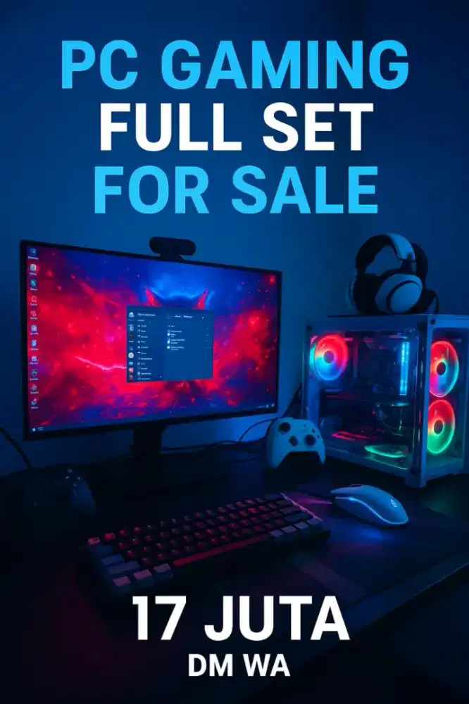 DIJUAL PC GAMING FULLSET