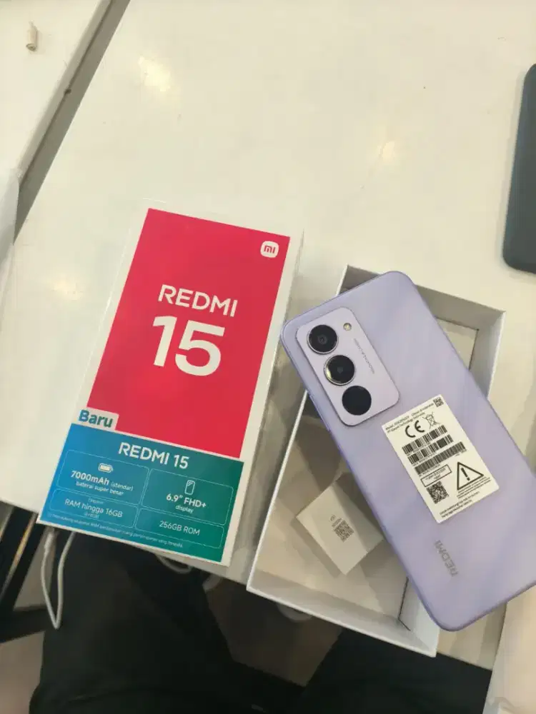 Redmi 15 Purple . Bisa kredit tanpa dp cicilan upto 24bln
