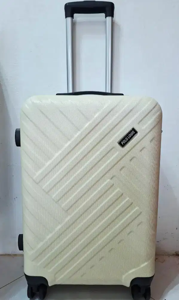 Baru travel koper polo hardcase fiber abs waterproof size 22 inch